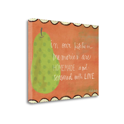 Seasoned With Love 1 Wrapped Canvas Print Living Room Wall Art