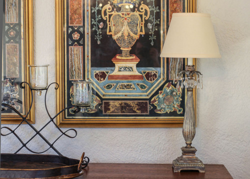 Beige Linen Empire Lamp Shade