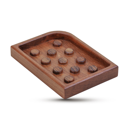Designer Genuine Teak Soap Dish