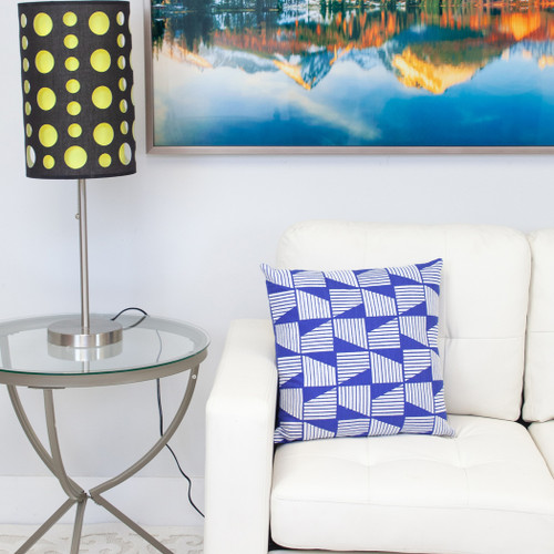 Parkland Collection Geometric Geometric Square 18" x 18" Pillow