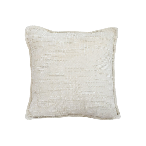 Cozy Cream Textu Throw Pillowcase