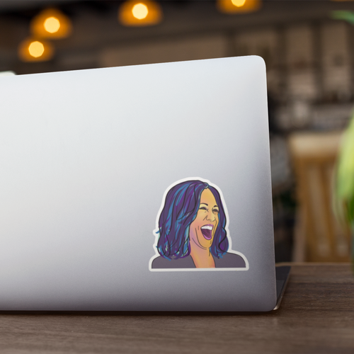 Kamala Harris Pop Art Sticker