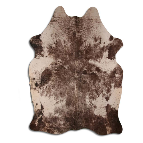 PRINTED HAIR ON COWHIDE PRINTED SALT AND PEPPER