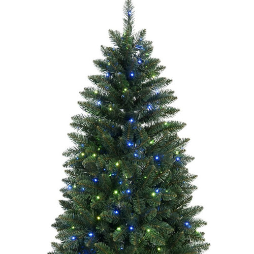 7' Pre Lit Full Fir Christmas Tree