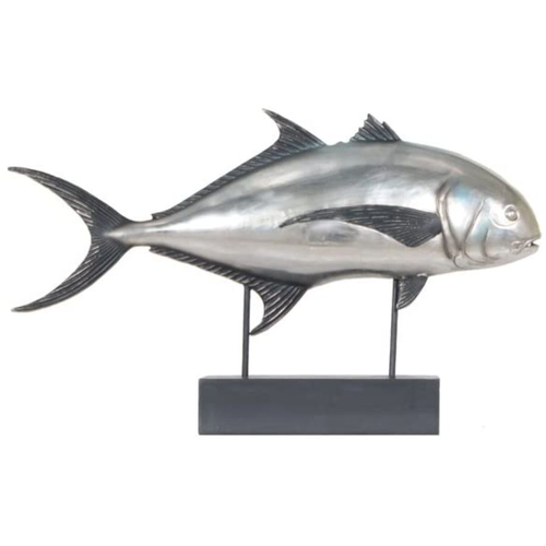 15" Multiple Colors Metal Hand Painted Sculpture