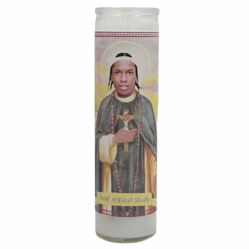 ASAP Rocky Devotional Prayer Saint Candle