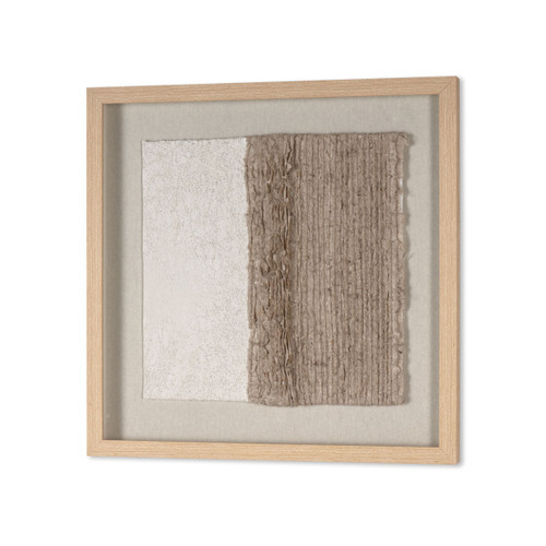 Dual Harmony Brown Shadowbox Textual Art Wall Art