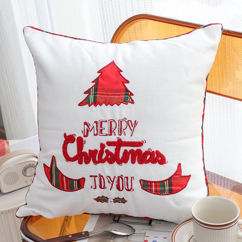 Merry Christmas To You Festive Pillowcase with Accents