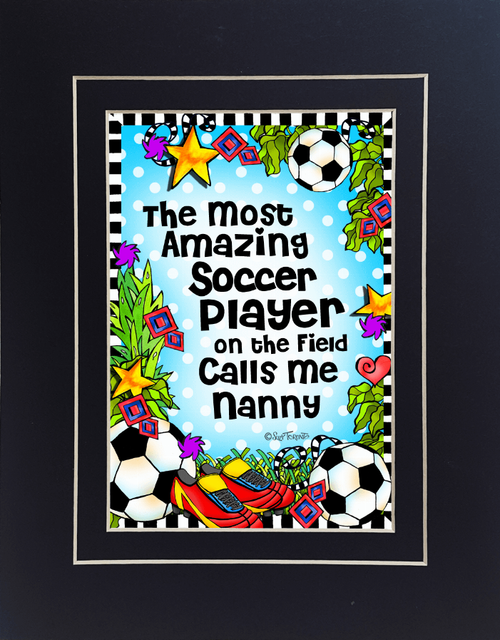 Soccer Mom/Grandma Themed Gifty Art