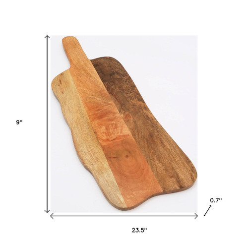 Natural 24" Solid Wood Cutting Board
