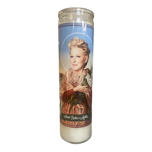 Bette Midler Devotional Prayer Saint Candle