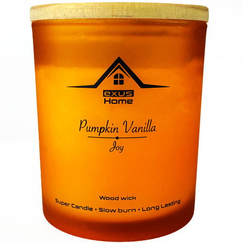 Exus Pumpkin Vanilla - Joy Deluxe Aromatic Soy Candle Organic