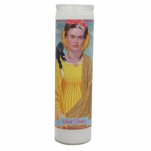 Frida Kahlo Devotional Prayer Saint Candle