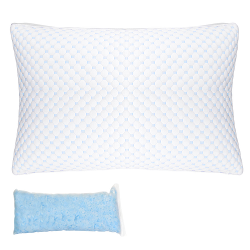 Shredded Memory Foam Pillow Adjustable Cool Pillow 