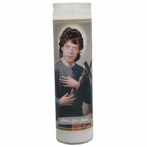 Mick Jagger Devotional Prayer Saint Candle