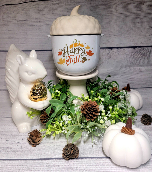 Acorn soy wax candle
