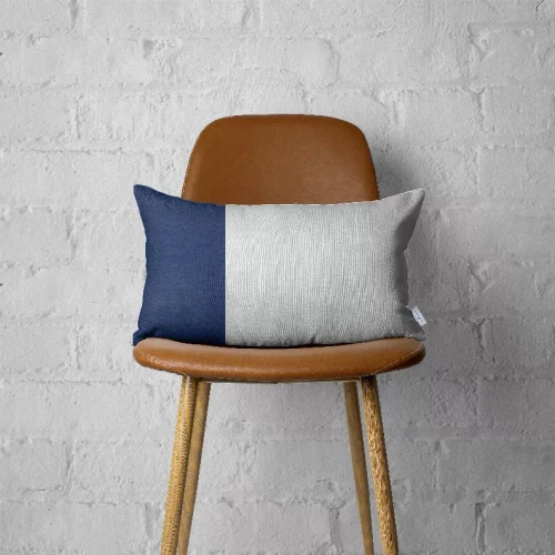Bohemian Vegan Faux Leather Detailed Throw Pillow