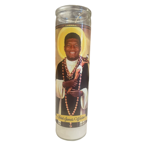 Jameis Winston Devotional Prayer Saint Candle