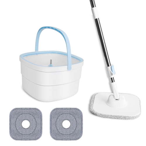 Spin Mop and Bucket with Wringer Set 