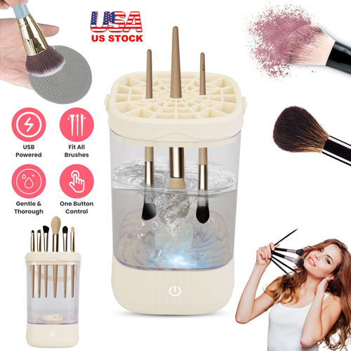 Electric Makeup Brush Cleaner Machine 