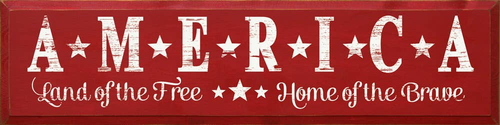 America Land Of The Free, Home Of The Brave