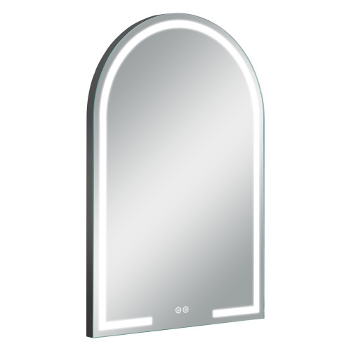 31" Clear Lighted Arch Unframed Bathroom Vanity Mirror