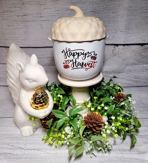 Acorn soy wax candle
