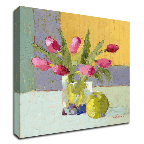 "Happiness" Wrapped Canvas Print Wall Art