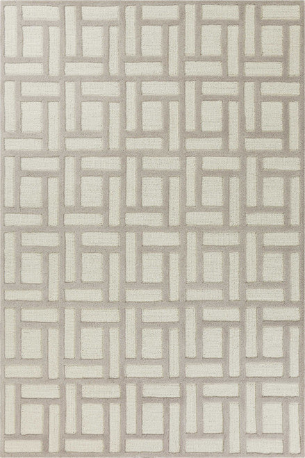 3'3" x 5'3" Wool Tan Ivory Area Rug