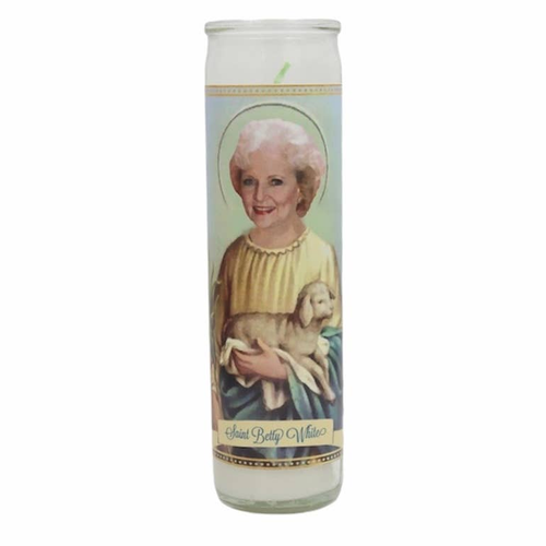 Betty White Devotional Prayer Saint Candle