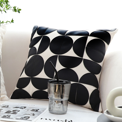 Modern Geometric Circles Pillowcase