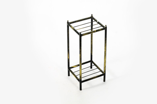 17" Black And Gold Metal Garden Accents Accessories