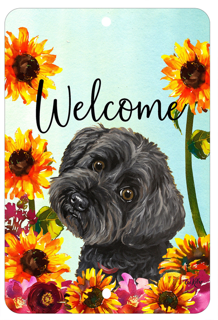 Yorkiepoo - HHS Welcome Indoor/Outdoor Aluminum Sign