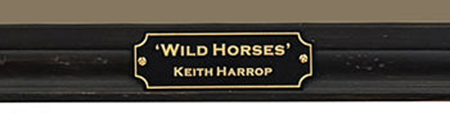 'Wild Horses' Pencil Artwork