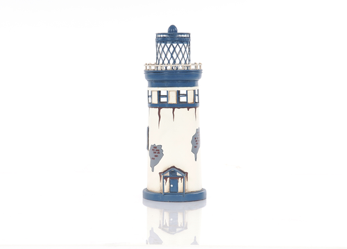 4.5" X 4.5" X 11.5" Vintage Lighthouse