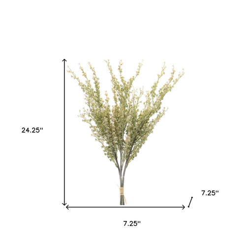 Set of Two 7" Green Artificial