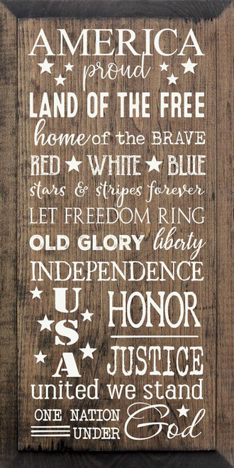 America, Proud, Land Of The Free, Home Of The Brave...