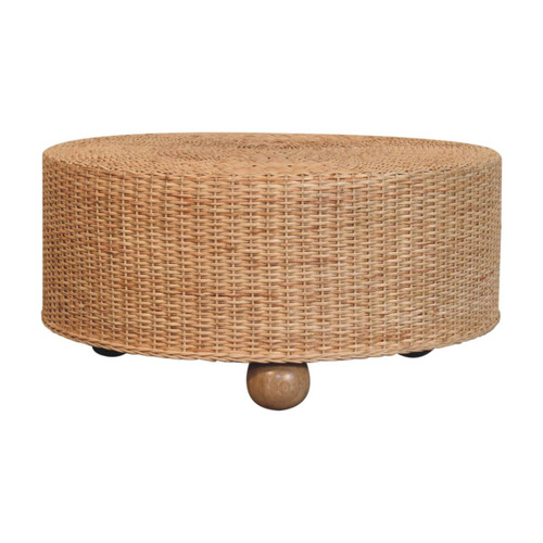 32" Brown Solid Wood Solid Coffee Table