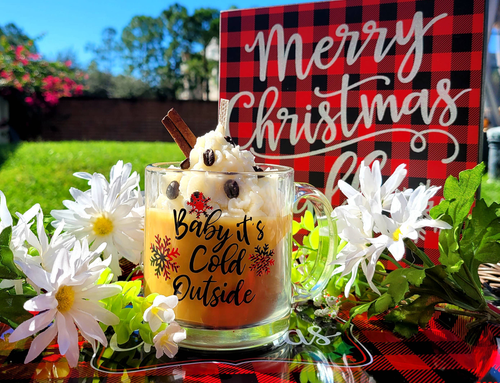 Baby its cold outside soy candle