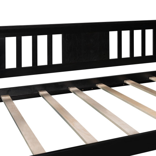 Espresso Wood Twin Day Bed