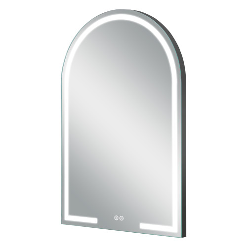 36" Clear Lighted Arch Unframed Bathroom Vanity Mirror