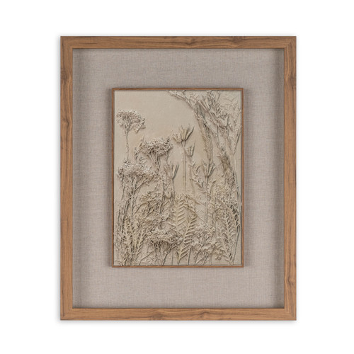 Enchanted Garden I Brown Shadowbox Textual Art Wall Art