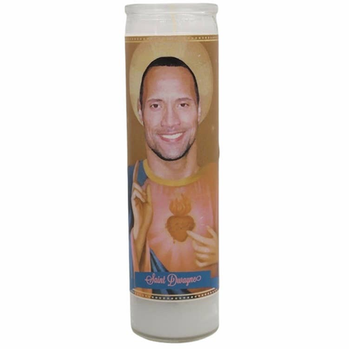 Dwayne "The Rock" Johnson Devotional Prayer Saint Candle