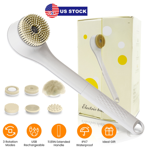 Electric Bath Brush Body Scrubber 