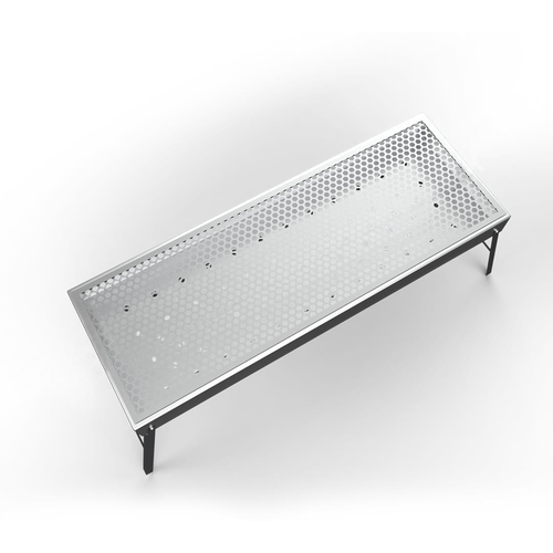 Stainless Steel Skewer Charcoal BBQ With Grill