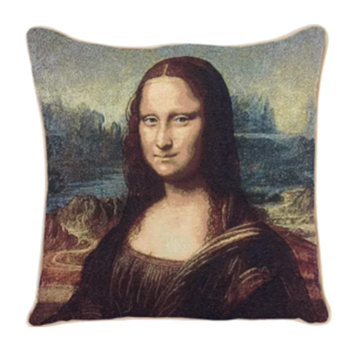 Mona Lisa Tapestry Pillowcase Cushion Cover 
