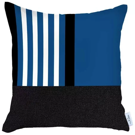 Boho-Chic Printed Jacquard Throw Pillow