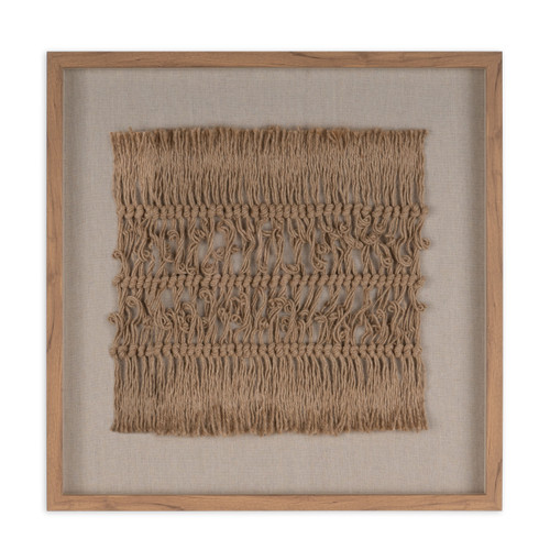 Woven Whispers I And 24" Shadow Box Brown Shadowbox Textual Art Wall Art