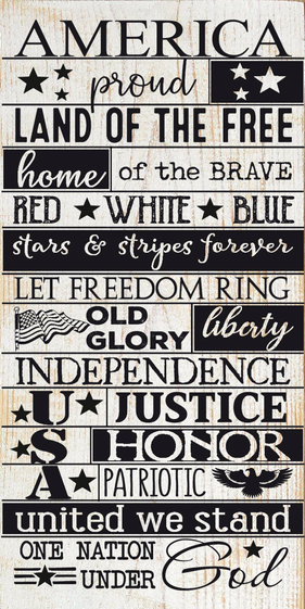 America, Proud, Land Of The Free... Farmhouse