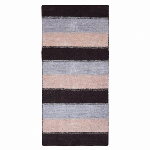 Rugsotic Carpets Hand Knotted Loom Silk Mix Runner Area Rug